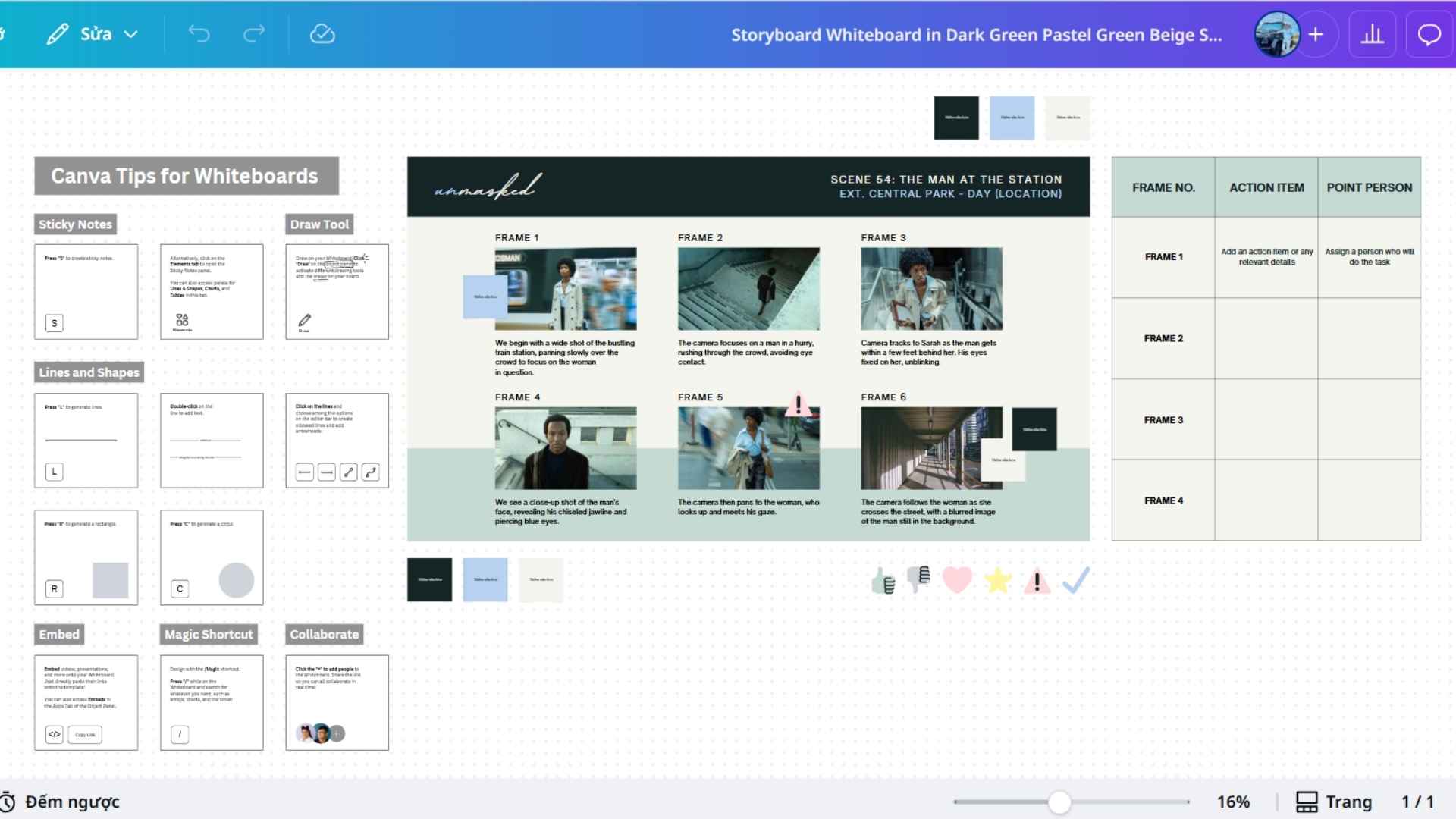 Công cụ tạo storyboard quảng cáo